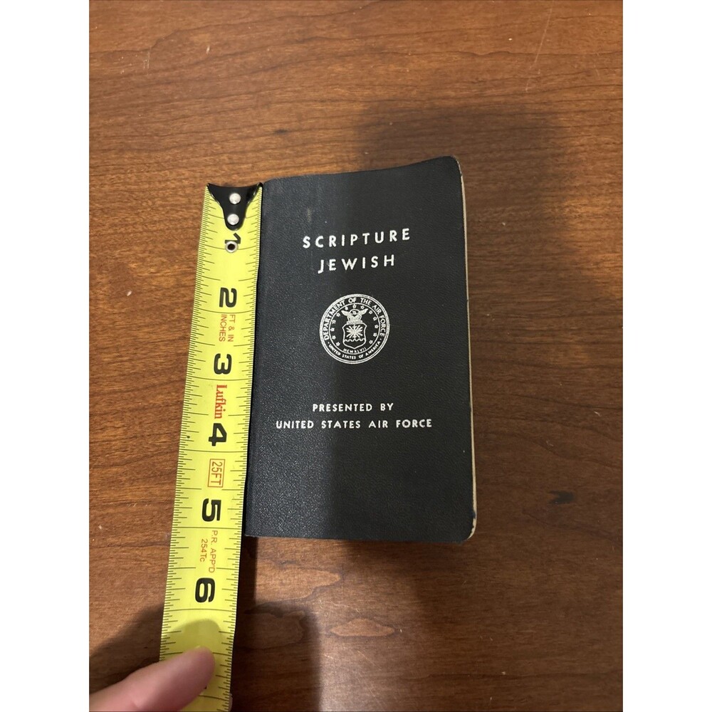 Holy SCRIPTURE JEWISH Presented by United States Air Force 1955